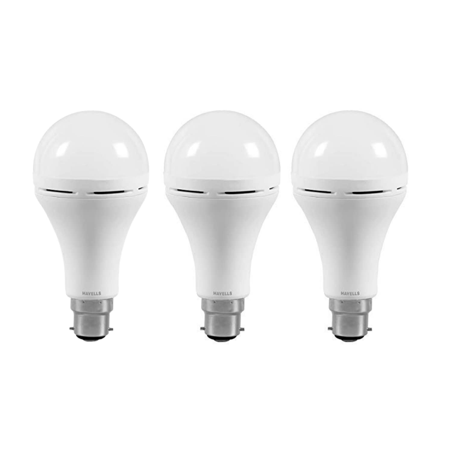 HavellsLED 9w Inverter Bulb B22 (Cool Day Light, Pack of 3)