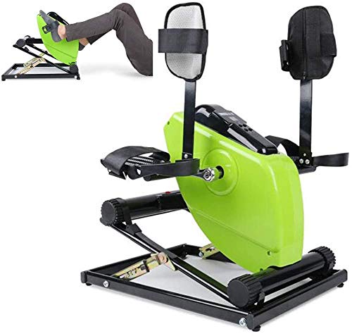 Jfjl Entrenador De Bicicleta De Rehabilitación De Fisioterapia Electrónica,Ejercitador De Pedal Eléctrico Con Base De Metal Y Soporte Para Piernas,Entrenamiento De Rehabilitación Física Para Ancianos