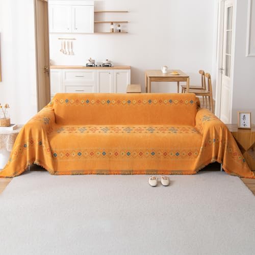 VanderHOME Boho Chenille Sofa Covers Couch Covers Washable