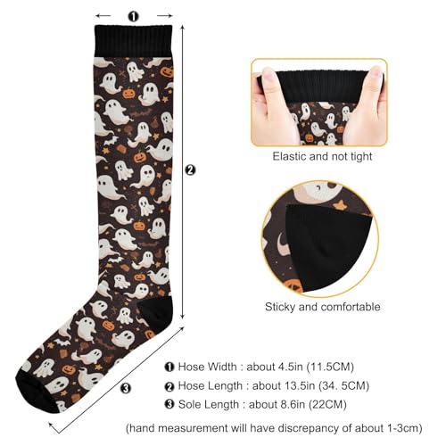 Image of Wusikd Blue Yellow Monster Trucks Compression Socks for Women and Men Circulation Long Socks for Athletic Running 1