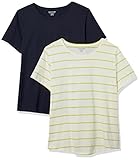 ESSENTIAL T-SHIRT: Dieses vielseitige T-Shirt ist ein klassisches Kleidungsstück, das du perfekt unter deiner Lieblingsjacke oder einem Cardigan tragen kannst, aber auch als eigenständiges Kleidungsstück für einen lässigen Alltagslook.