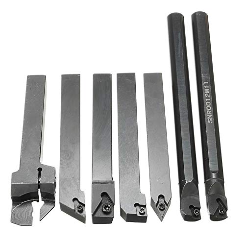 Set de 7 piezas de porta herramientas de torneado 12mm miniatura 3