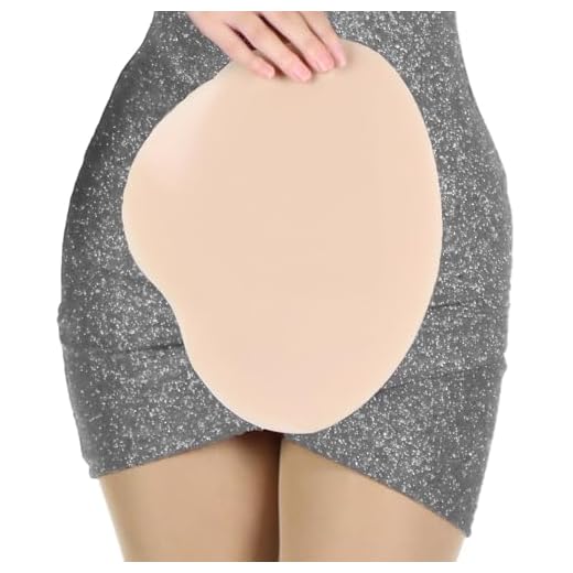 Skinister Short Silicone Hip Pads - Hip Dip Filler Shapewear Realistic Shapewear