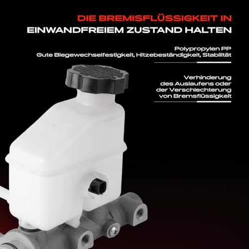 Frankberg Hauptbremszylinder mit Behälter Kompatibel mit i30 FD 1.4L-2.0L 2007-2011 Cee'D Schrägheck ED 1.4L-2.0L 2006-2012 Pro Cee'D ED 1.4L-2.0L 2008-2013 Replace# 585101H200