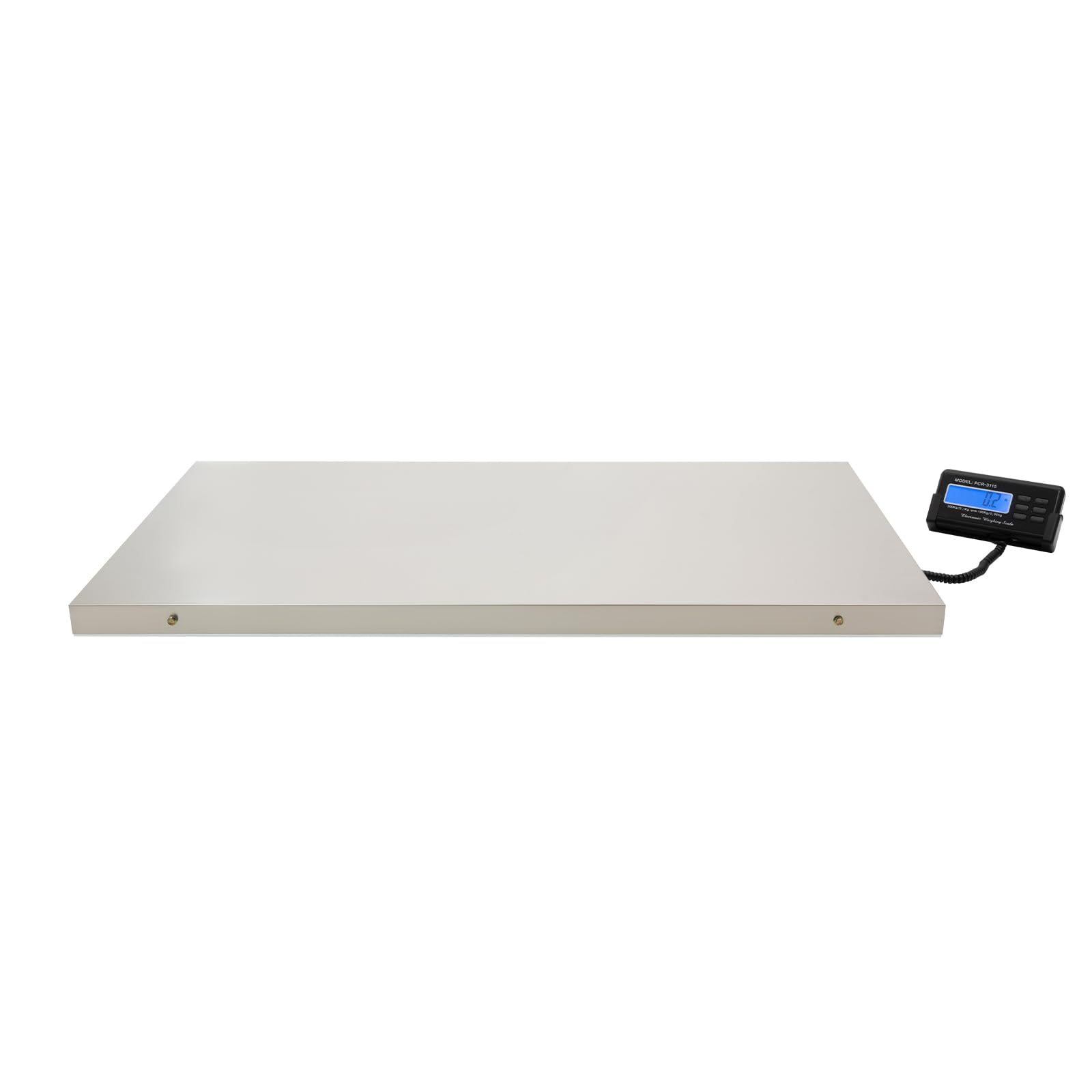 Veterinary Scale, 660LB Heavy Duty Digital Livestock Platform Scale with Power Adapter for Vet Animal Pet Cat Dog Cattle Goat, Stainless Steel Platter Livestock Scale