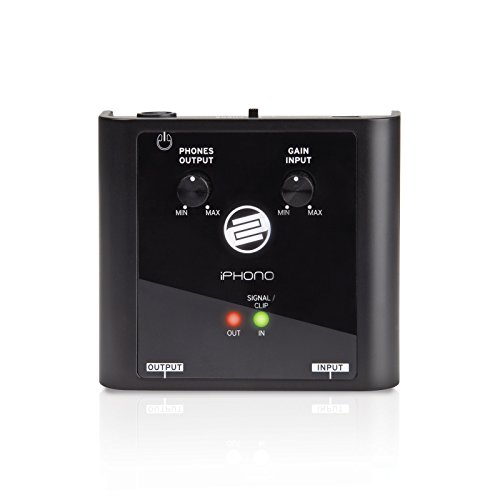 Reloop iPhono 2 – Phono/Line USB-Recording Interface und Soundkarte - Digitalisierung und Archivierung von Vinylplatten, Kassetten, Mini-Discs oder Live-Sets (mit jeder gängigen DJ-Software), schwarz