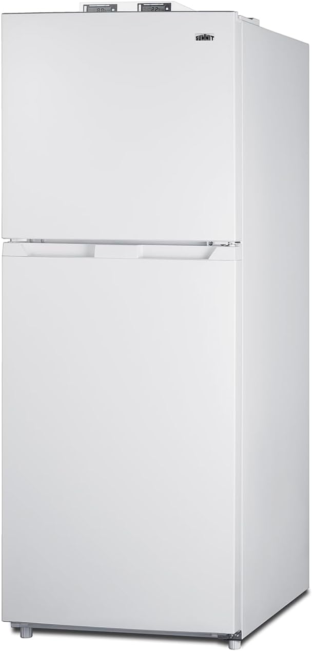 Summit BKRF1088WLHD 24" Wide Break Room Refrigerator-Freezer (Left Hand Door, White)