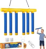 2025 Upgrade Reflex Challenge Game, Catching Sticks Game, 3 Adjustable Speed Drop Stick Game, Hand Eye Coordination Training Reaction Training Toy for Kids and Adults (Blue (Remote Control))