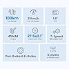Touroll Electric Bike, J1/J1 ST Pedal Assist City E Bike, 27.5" Electric Bicycle Commute Trekking Bike for Adults with 36V 15.6Ah Battery, LCD Display, 7 Speed (J1 ST) #1