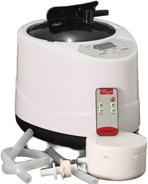 Sauna Steam Engine, a Rapid Heating steam Engine for Home use, 3-Liter 1200-watt with Remote Control, 9 Adjustable Temperature Settings, Suitable for Home Sauna Room Accessories