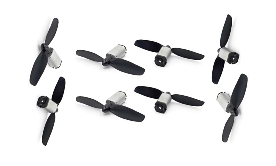 SP Electron High Magnetic N30 Mini Glider Small DC Motor with Propeller for Aircraft kit (Pack of 8)-image-17