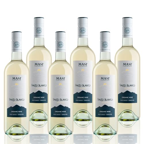 Masi Tupungato 'PASSO BLANCO' 2024 | Vino Bianco di Argentina BIO | 6x750 ml | Appassimento Expertise | Caja de 6 botellas