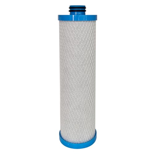 Replacement Water Filter For WaterPur rv model RCS/FR1 Housing Activated Carbon Filtration with Double O-ring Seal Compatible with KW1 Cartridge 1-Pack