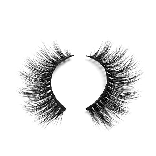 BEPHOLAN Mink Lashes,100% Siberian Mink Fur Lashes,17mm 3D Lashes Mink,MIAMI Style,Dramatic Round Look,Cruelty-Free,Reusable &Handmade,Non-Irritating Fake Eyelashes,XMZ03