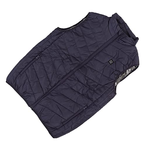Gilet chauffant 9 zones thermique infrarouge bleu AMONIDA pour homme