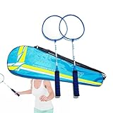 Sionhiuo Ensemble de badminton,Ensemble de remplacement de raquettes de badminton pour 2 j...