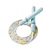 predolo Kids Jump Rope Training Segmented Jump Rope Soft Beaded Skipping Ropes for Outdoor Activity, Blue