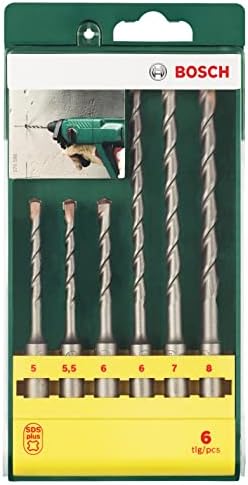 Bosch 6 Piece SDS Plus Drill Bit Set