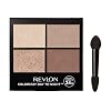 Revlon ColorStay Day to Night Eyeshadow Quad, Longwear Shadow Palette with Transitional Shades and Buttery Soft Feel, Crease & Smudge Proof, 500 Addictive, 0.16 oz