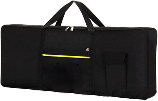 VSOLS 61 Key Keyboard Instrument Keyboard Bag Thickened Waterproof Electronic Piano Cover Case for Electronic Color Black
