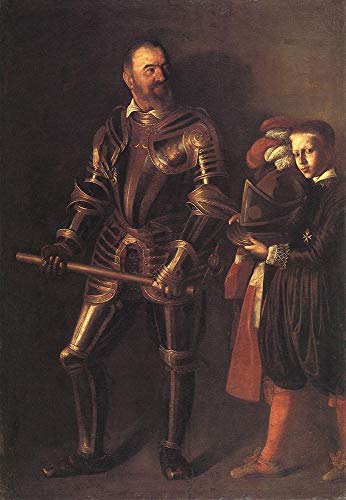 Peintures sur toile Caravaggio Alof de Wignacourt pour sublimer votre salon moderne