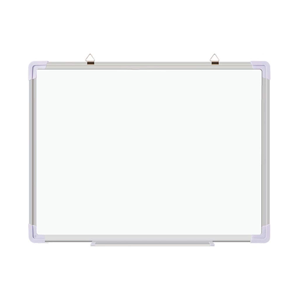 Magnetyczna tablica suchościeralna, 100 x 80 cm, jednostronna tablica do nauki w biurze i domu, aluminiowa rama z markerem, idealna na spotkania, prezentacje i edukację