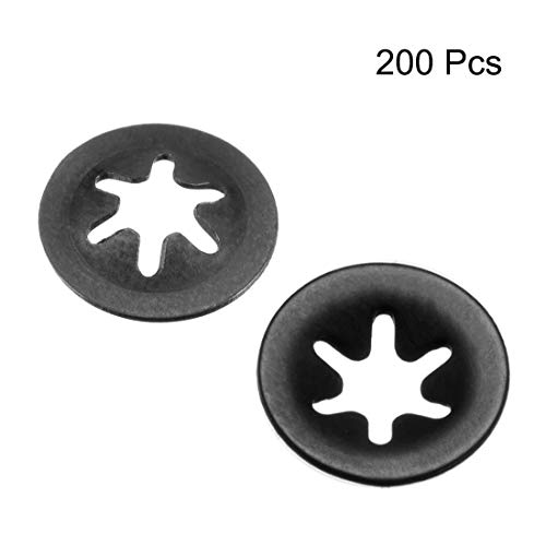 M3 Dentatura interna Starlock Washer, Push On Lock...