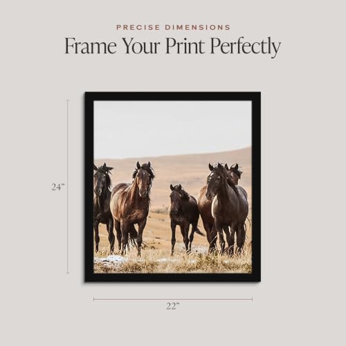 Image of Americanflat 22x24 Poster Frame - Engineered Wood - Black
