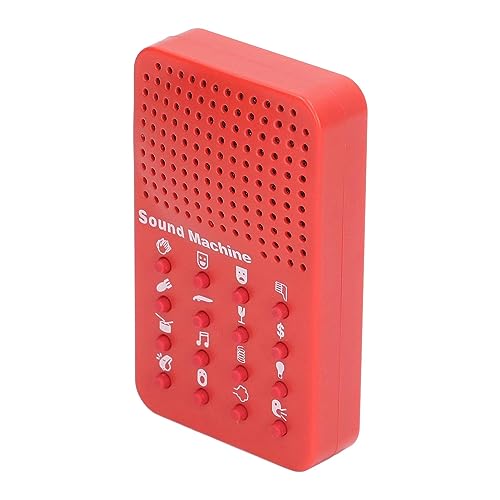 Funny Soundeffekte Maschine, 16 lustige Geräusche, tragbarer Lärmmacher, Witziger Soundeffektmaschinen 16 Lustige für Spiele, Spaß, Partys, Kunststoff, weiß