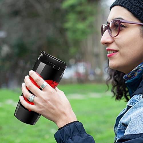 Heart Violin Love Reusable Plastic Insulated Cup Double Wall Coffee Mug Fashion Travel Tumblers With Lid 250Ml #TOP7