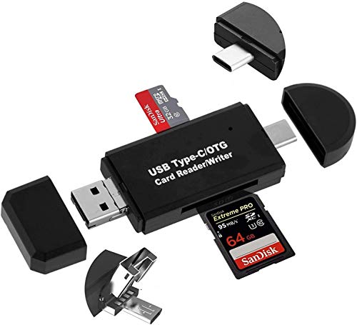 UNIDOPRO USB Type C OTG Adapter Memory Card Reader Compatible with Ulefone Note 9P Armor 9E 9 8 7E 7 6S 6E 6 5, Power 5S 3S, Armor 3WT 3W 3T 3 2S Rugged Phones