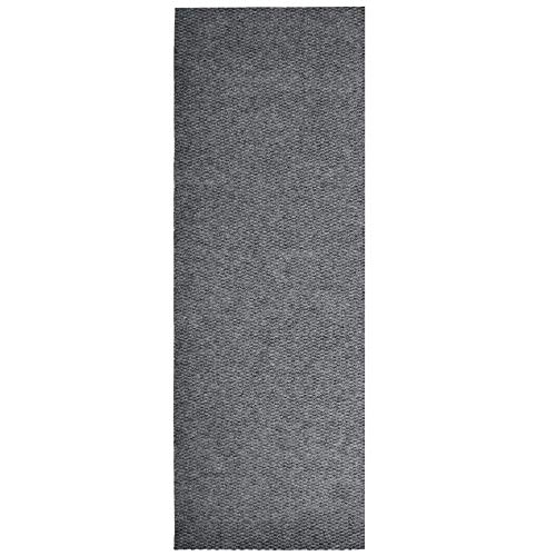 Icustomrug Spartan Weather Warrior Duty Indoor/Outdoor Utility Berber Loop Carpet Runner, Area Rugs, 3Ft,4Ft,6Ft Widths 70 Custom Sizes With Natural Non-Slip Rubber Backing 3' X 20' In Grey #TOP3