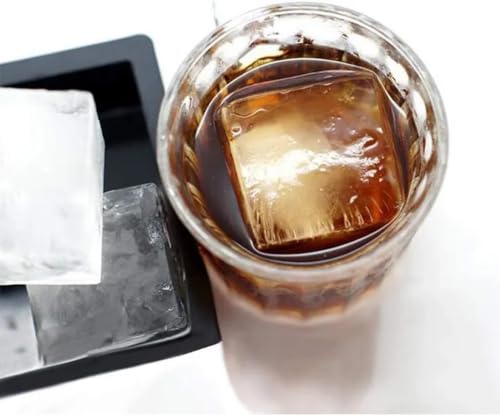 Molde de silicona para cubos de hielo 4 cuadrados miniatura 2