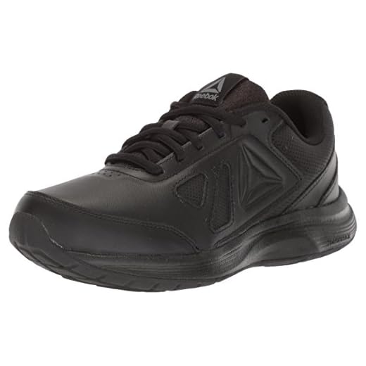 Reebok Women's Walk Ultra 6 DMX MAX Sneaker, Black/Alloy, 5 M US