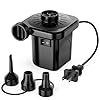Electric Air Pump for Inflatables,Portable Quick-Fill Air Pump with 3 Nozzles,110-120V, Inflator & Deflator Pumps for Outdoor Camping, Air Mattress Beds,Boats,Inflatable Cushion,Couch,Pool Floats