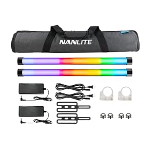 NANLITE PavoTube II 15X 2Kit チューブライト スティックライト RGBライト LEDライト 36000色調光 アプリ対応 物撮り ポートレート PV撮影 MV撮影 国内正規品