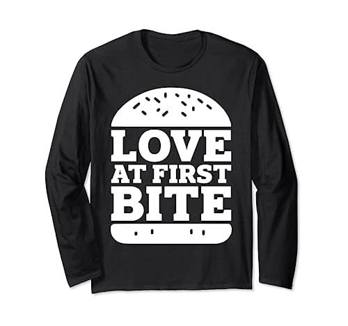 Image of love at first bite - burger Long Sleeve T-Shirt