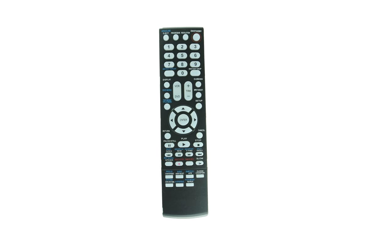 KRPTQJoo Remote Control for Toshiba SE-R0180 SD-R0227 SE-R0227 SE-R0263 SE-R0270 SE-R0154 D-VR4SC D-VF4XS D-VRW1SU D-VR4SU D-VR4XSUHi-Fi VCR DVD Video