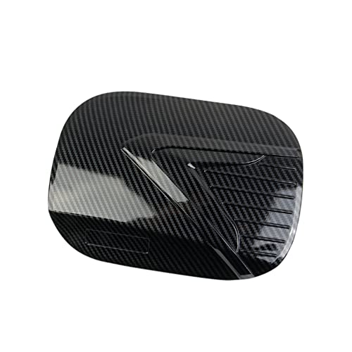 Carbon Fiber Fuel Tank Gas Door Cover Trim Accessories For 2019-2023 Hyundai Palisade #TOP1