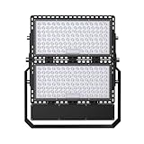 ILLSTAR 600W LED Stadium Lights,90000LM Super Bright LED Flood Light Outdoor for Arena,Backyard, Parking lot etc,100-277V Input, ETL Certification IP66 Waterproof.