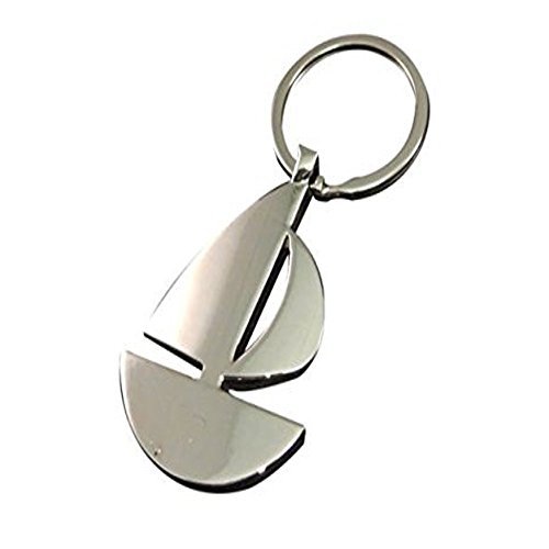 Buy Custom engraved/personalised boat sailing keyring in velvet gift