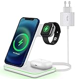 💥【Inklusive 18W QC-3.0 Adapter】 Das kabellose Schnellladegerät mit 18W QC-3.0 Adapter bietet eine schnelle Ladegeschwindigkeit für kabellose Ladegeräte und lädt ein kompatibles Gerät beim Schnellladen bis zu viermal schneller als Standardladegeräte. Laden Sie Ihr Mobiltelefon mit einer Schutzhülle (≤ 6 mm) auf. Entfernen Sie vor dem Aufladen den Schlüssel, die Kreditkarte, den Magneten oder das Metallzubehör aus der Telefonhülle.