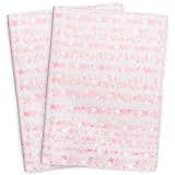 MR FIVE Pink Star Tissue Paper Bulk,20