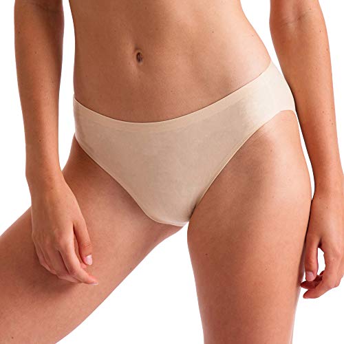 Silky GIRLS INVISIBLE HIGH CUT BRIEFS DANCE WEAR IN NUDE - AGE 9-11