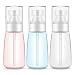 Spray Bottle Travel Size, Segbeauty 3Pcs 60ml/2oz Fine Mist Hairspray Bottle for Essential Oils, Empty Airless Makeup Spray Bottle Clear Refillable Travel Containers for Cosmetic Skincare Perfumes