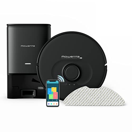 Rowenta X-Plorer Serie 75 S+ Aspirateur robot laveur, Vidage automatique de la poussière, Nettoyage...