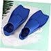 VOSAREA Open Heel Diving Fins for Snorkeling and Swimming Portable Lightweight Flippers Blue for Water Sports and Training
