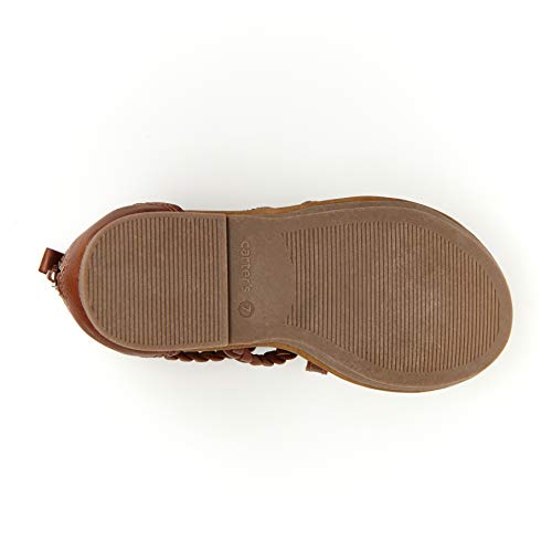 Image of Carter's Girls' Eliana Gladiator Sandals, Brown, SIze US 4