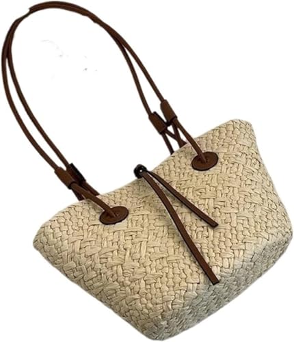Sac de paille grand fourre-tout pour femme qui résout le manque de place lors des sorties de plage