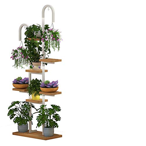 WAJI Living room flower stand rack indoor balcony multi-layer floor small flower stand fleshy flower pot shelf-1